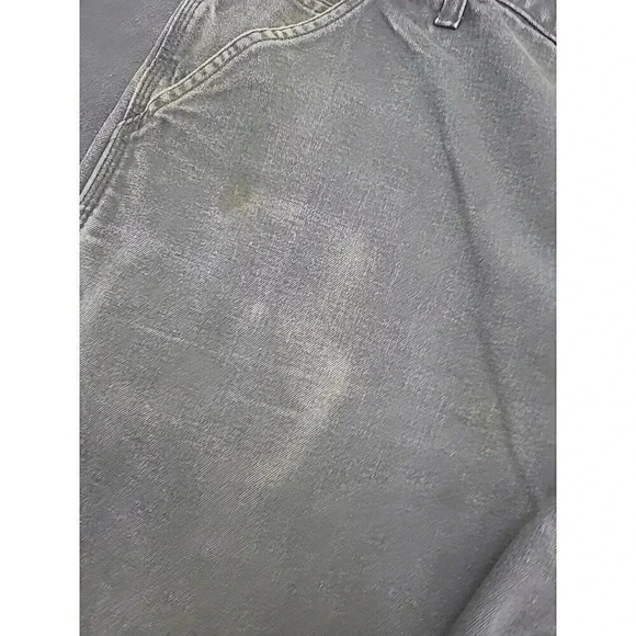 Vintage Carhartt Carpenter Jeans Men's Size 38x32 Grey Dungaree Fit - Picture 5 of 10